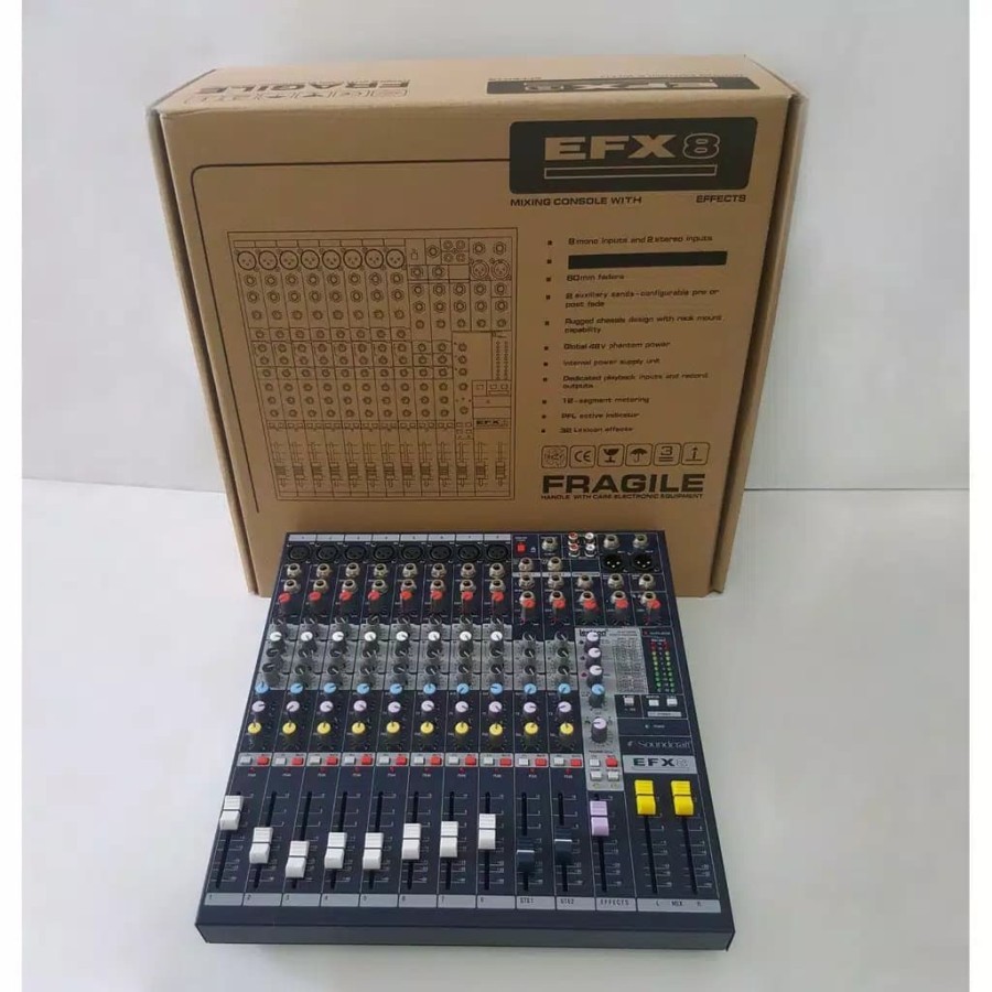 Soundcraft EFX8 Mixer Audio 8Channel
