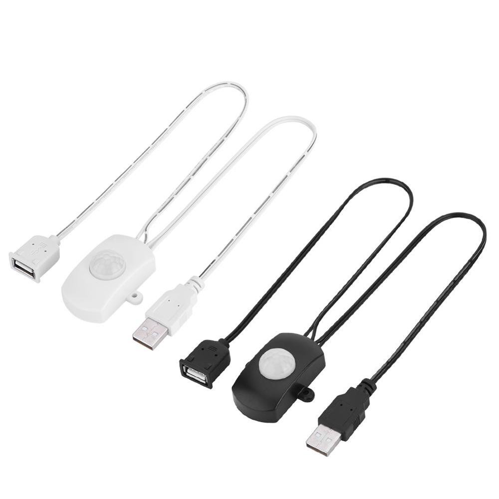 Sakelar Sensor Gerak PIR Inframerah USB 5V, Sakelar Detektor Sensor Gerak Manusia Inframerah Tubuh U