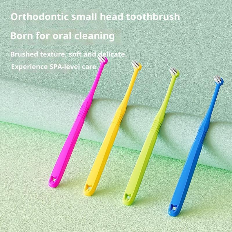 1Pc Toothbrush Single-Beam Tufted Brush End Tuft Tapered Toothbrush Single Compact Interdental Inter