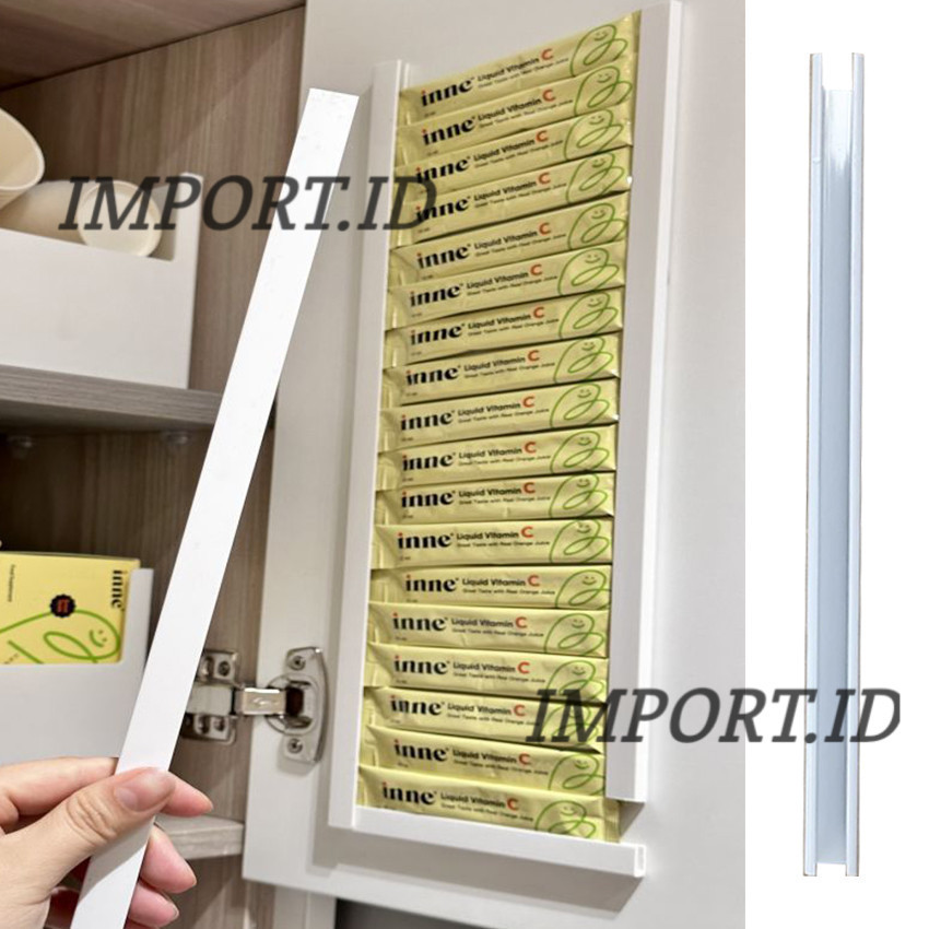 (IMPORT.CO) Rak Organizer Dinding Tempel Dapur Lemari Pakaian Multifungsi Tembok Minimalis Diy Kotak
