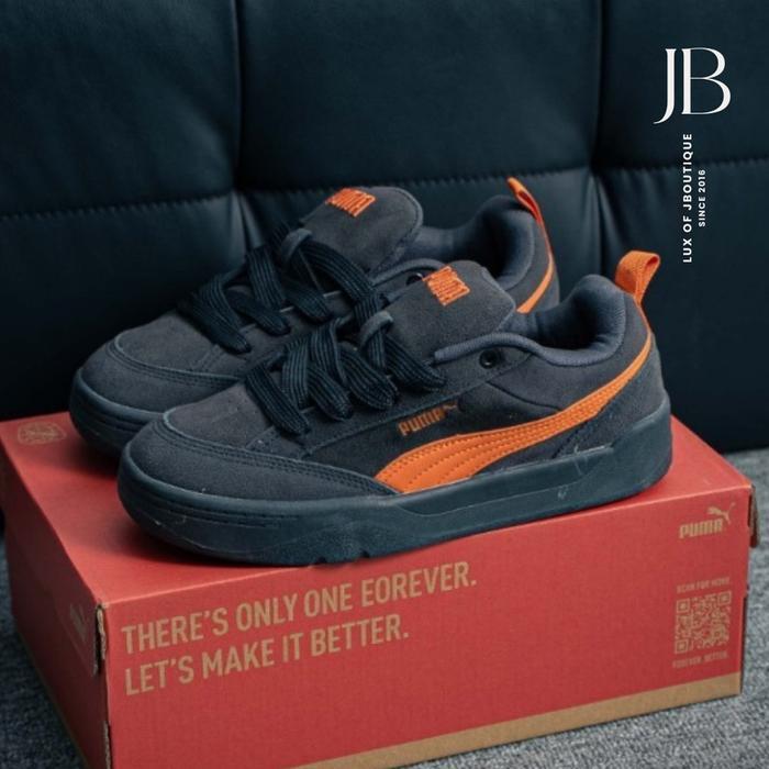 Puma Park Lifestyle Raw Black Orange Sneaker 401606 01  (Size 36-45)