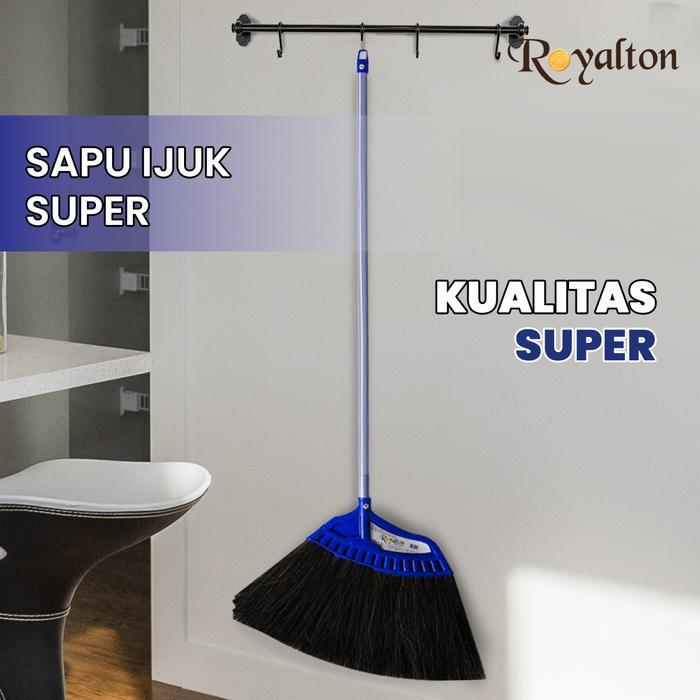 Asta Sapu Lidi Taman Sapu Lantai Ijuk Anti Rontok Super - Sapu Ijuk Super