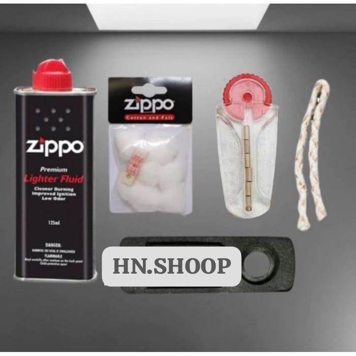 ~FNRZ~ MURAH ~ Gratis Ongkir  PAKET KOMPLIT- MINYAK ZIPPO + BATU ZIPPO + SUMBU ZIPPO +KAPAS ZIPPO MI