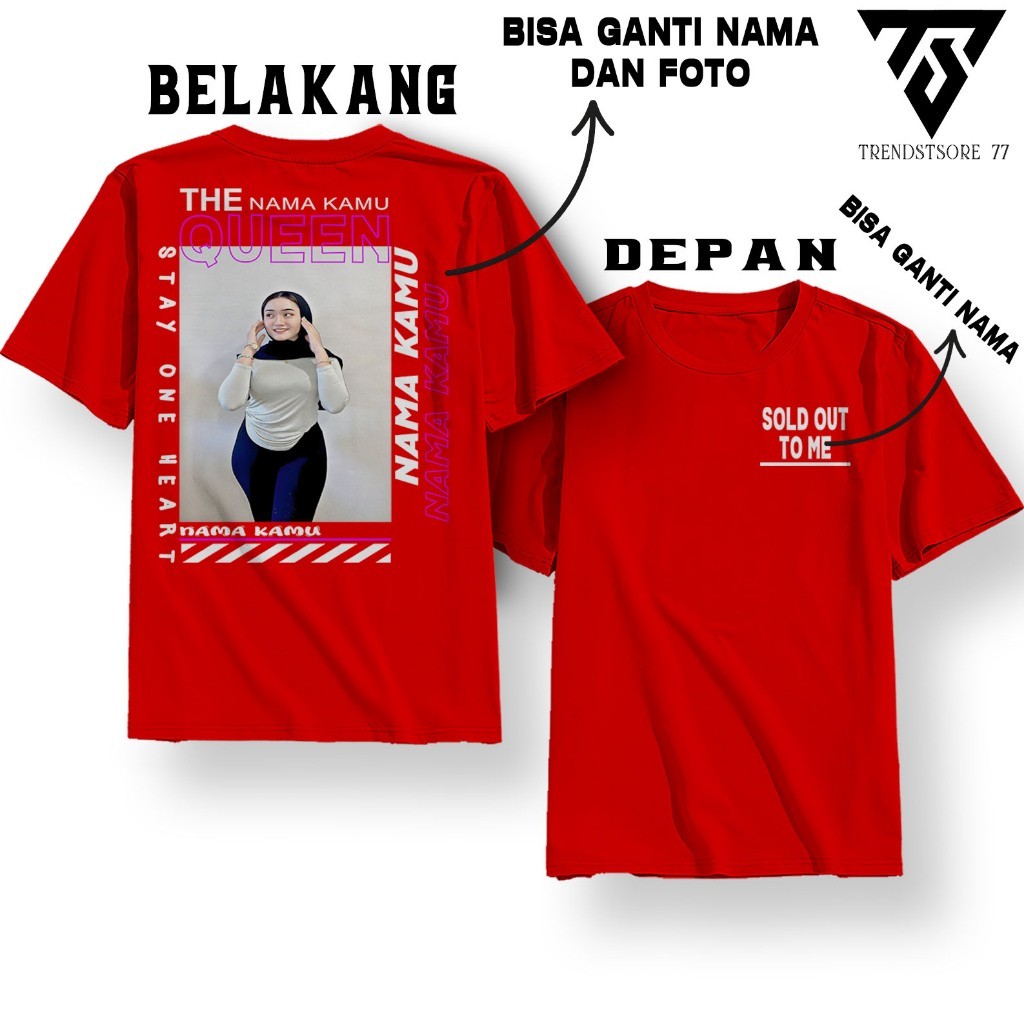 Baju Sablon Custom Bucin Foto Sendiri Kaos Sablon Foto Satuan Kaos Pria dan Wanita Kaos Aesthetic