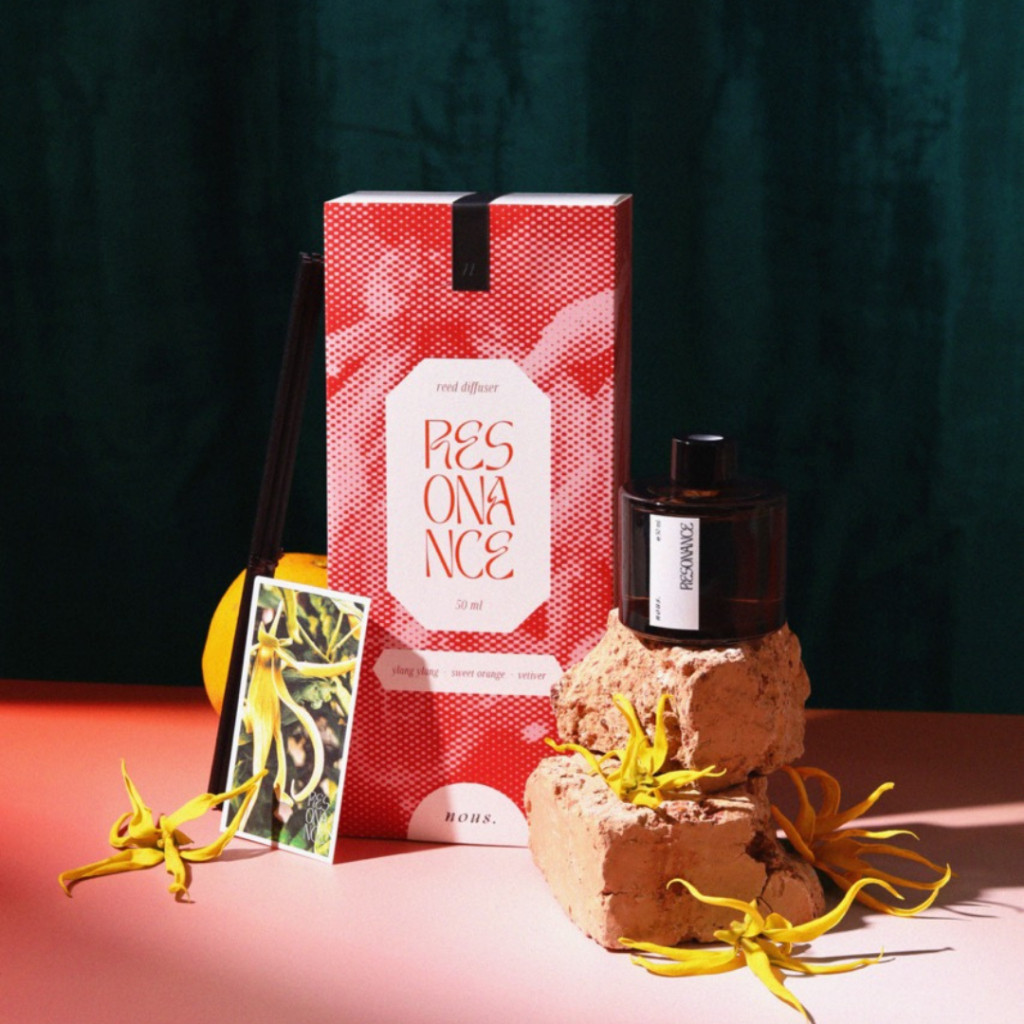 READY Resonance Reed Diffuser | Nous | Ylang ylang, Sweet Orange, Vetiver Essential Oil