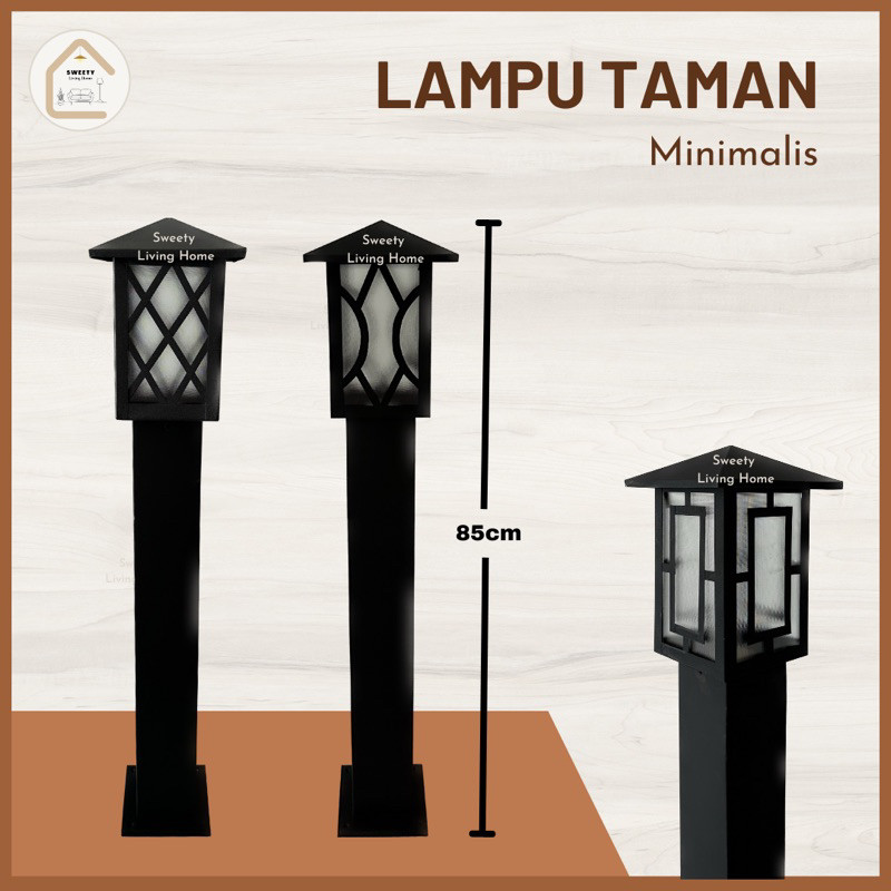 READY Lampu Taman Outdoor 85cm / Lampu Taman Minimalis / Lampu Hias Taman / Lampu Terbaru / Lampu Mu