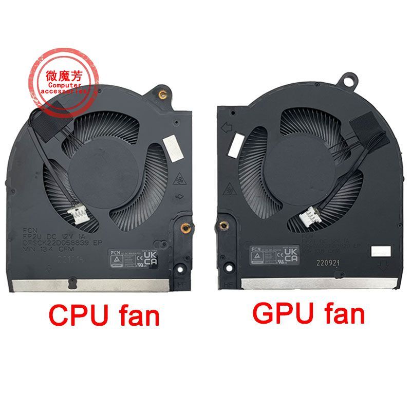 CPU GPU Fan For Dell  Alienware M15 R7 M15R7 ALWM15-R2763QB Gaming Laptop Cooling VGA Fans DFSCK22D0