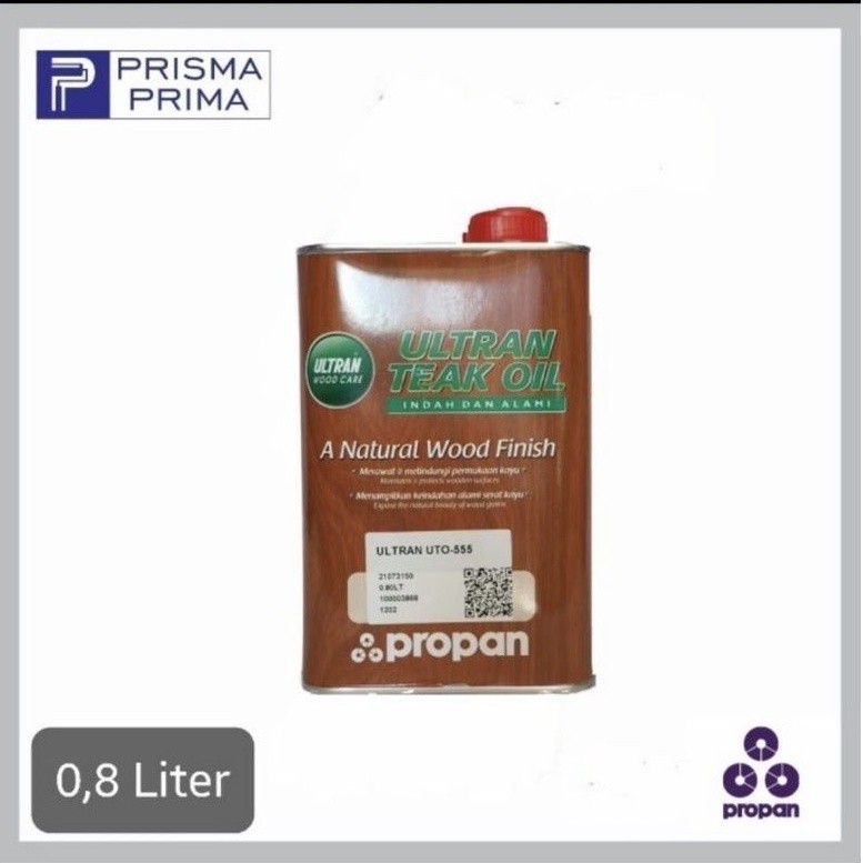 PROPAN Ultran Teak Oil UTO-555 Natural Finish Wood Care 0.8 Liter Kayu