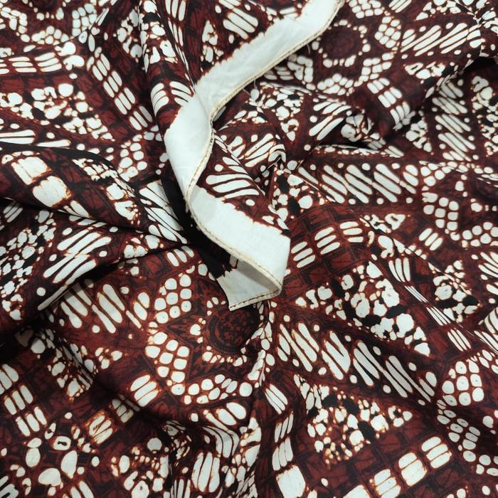 Kain batik tulis kombinasi motif kesatrian ningrat khas Batik jogja asli