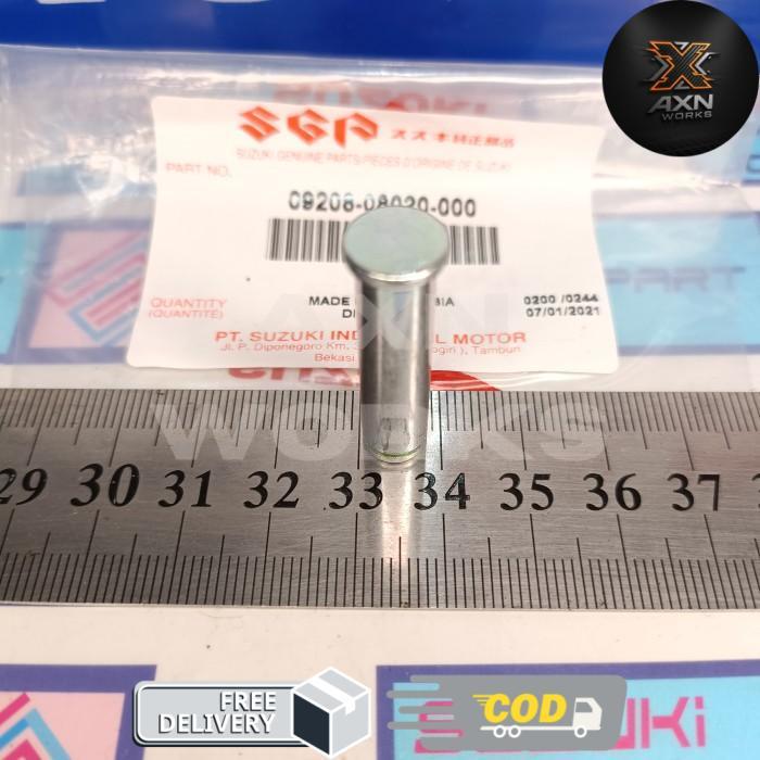 Suzuki Parts 09208-08020-000 Pin Dudukan Footstep Belakang Suzuki Hayate 125 Ori - Not Specified -ax