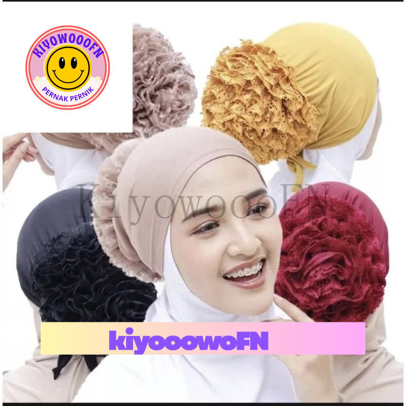 Ciput Cepol Turki / Inner Hijab Turkey / Cepol Kerudung Brokat / Ciput Jersey Premium Anti Pusing