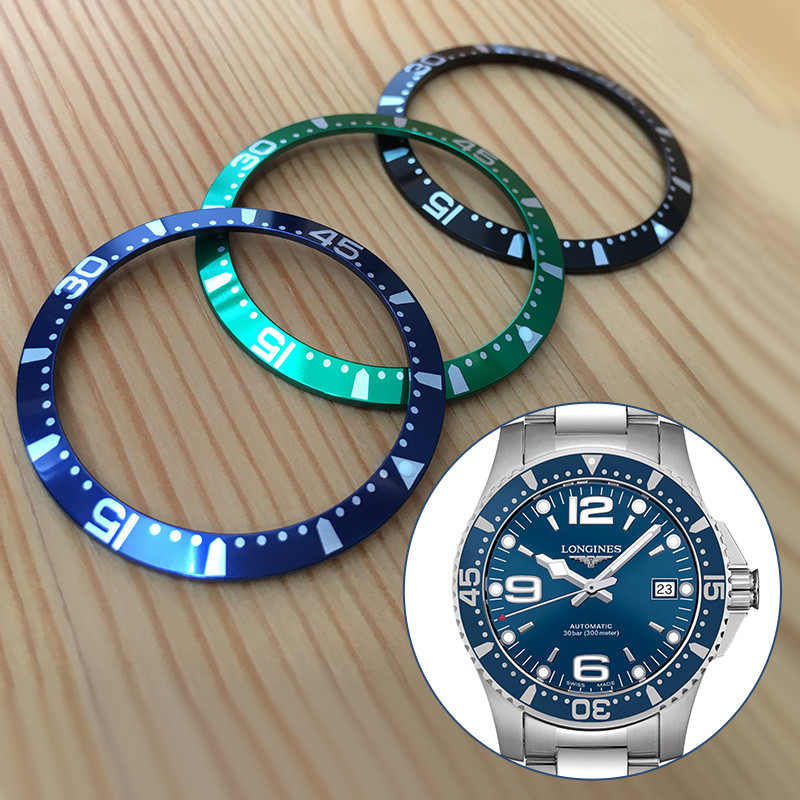 Aluminium wat bezel erts for Longines HydroConquest Automatic 39mm Mens wat parts