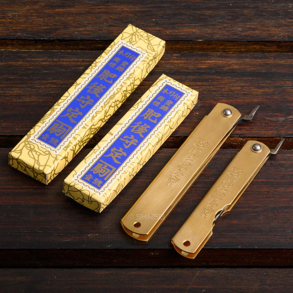 Pisau Saku Lipat Jepang Higonokami Warikomi Aogami Carbon Steel EDC