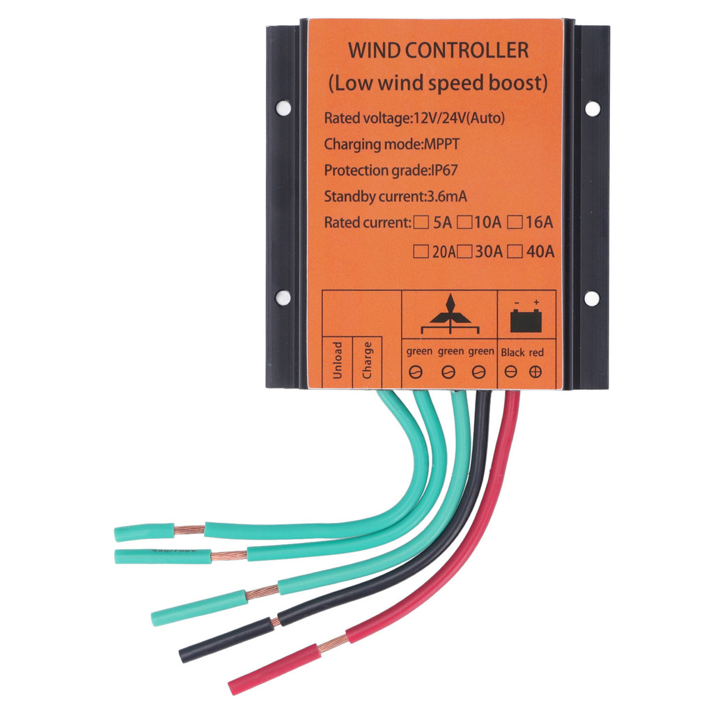 12V 24V 16A Wind Turbine Controller 300W-1000W Step Up Type MPPT PWM Wind Charge Controller Regulato