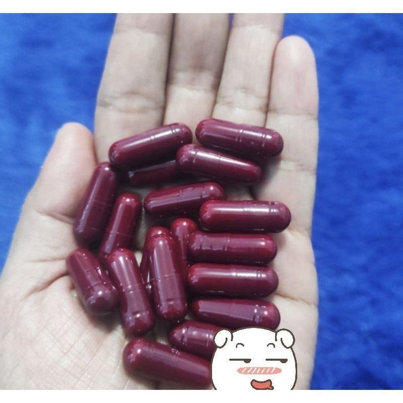 pelansing Kapsul Merah Maroon ready TOKO GENI IRENG