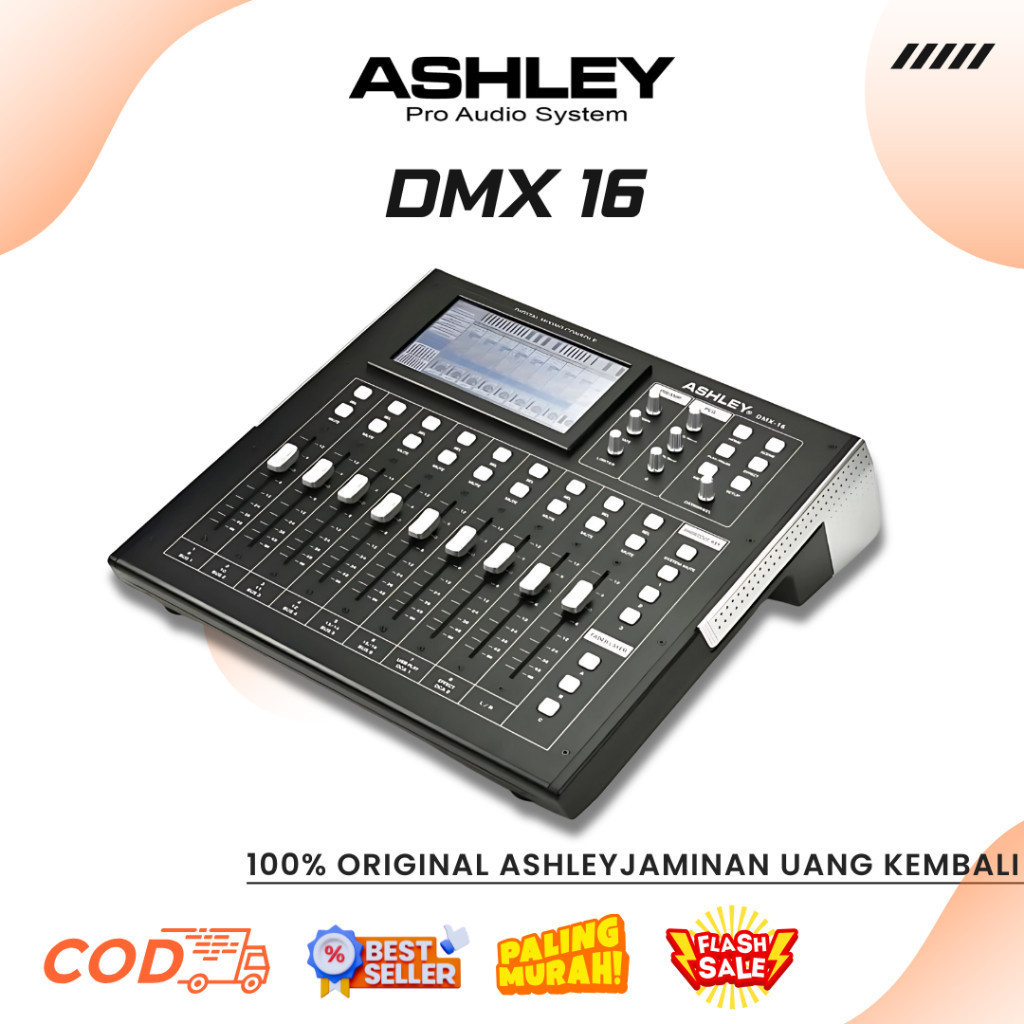 Mixer Digital Ashley DMX 16 Professional Digital Mixer 16 Channel Original