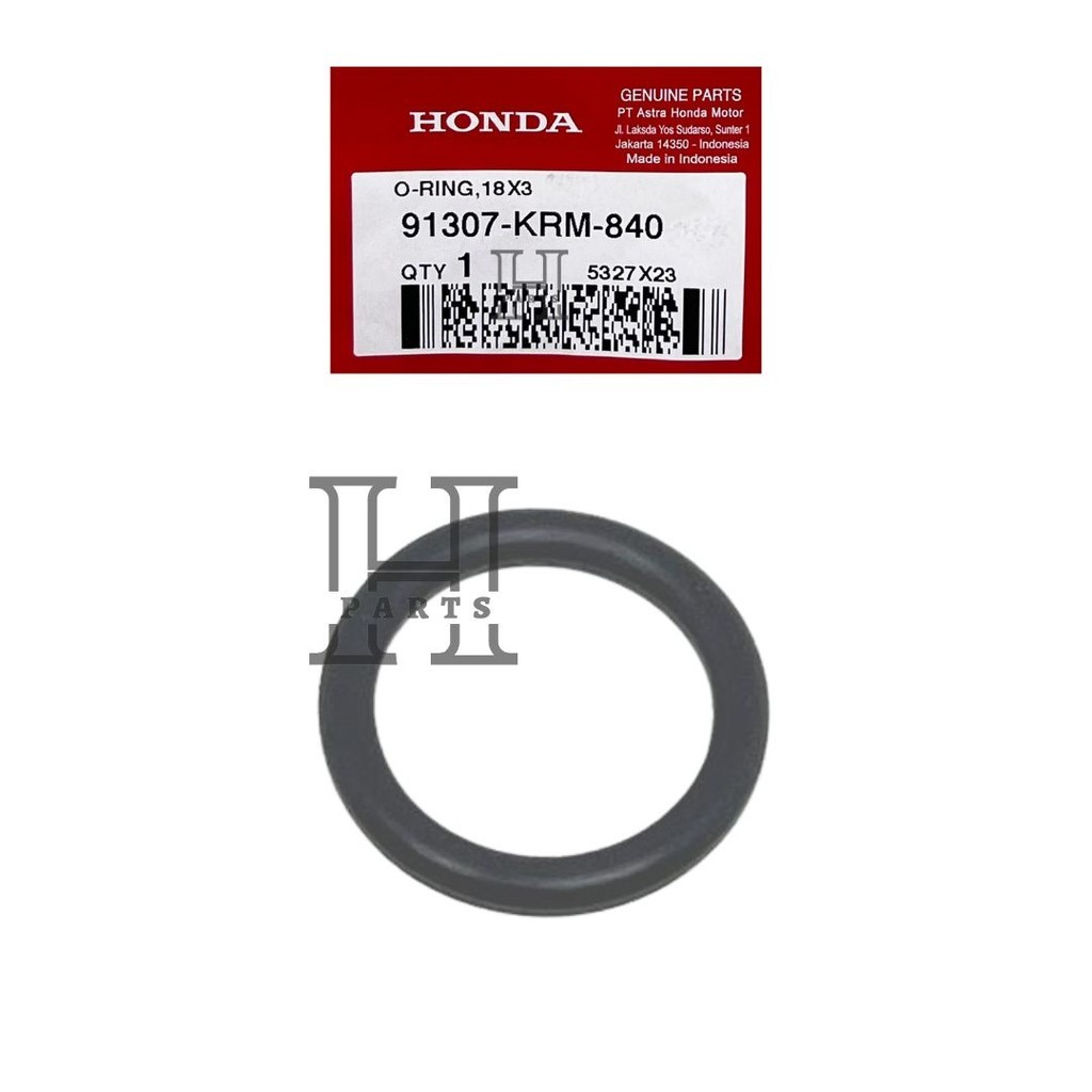 HStore Oring O-Ring Colokan Oli 18X3 MATIK BEBEK SPORT 91307-KRM-840 AHM HGP