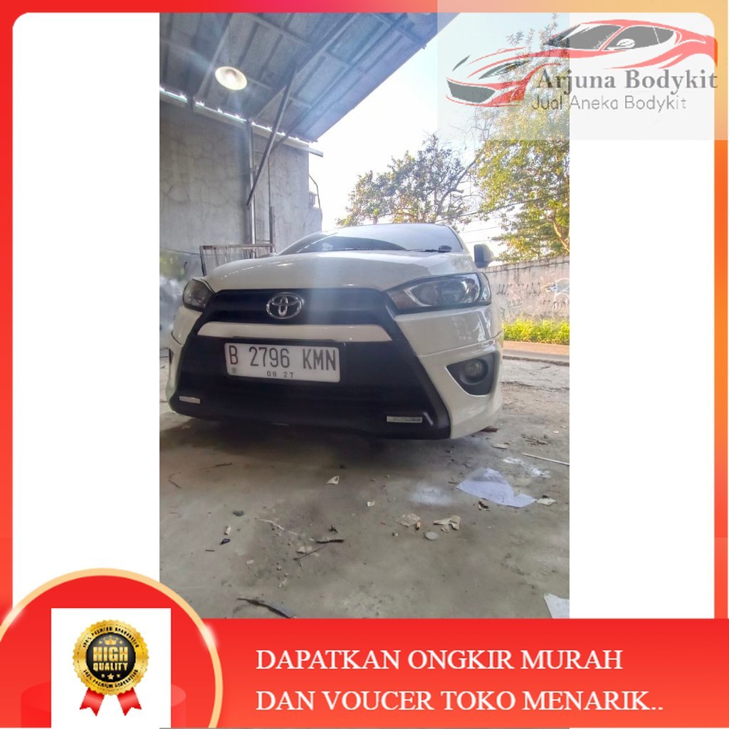 (HEMAT ONGKIR) bodykit yaris lele bodykit yaris 2014 2015 yaris trd