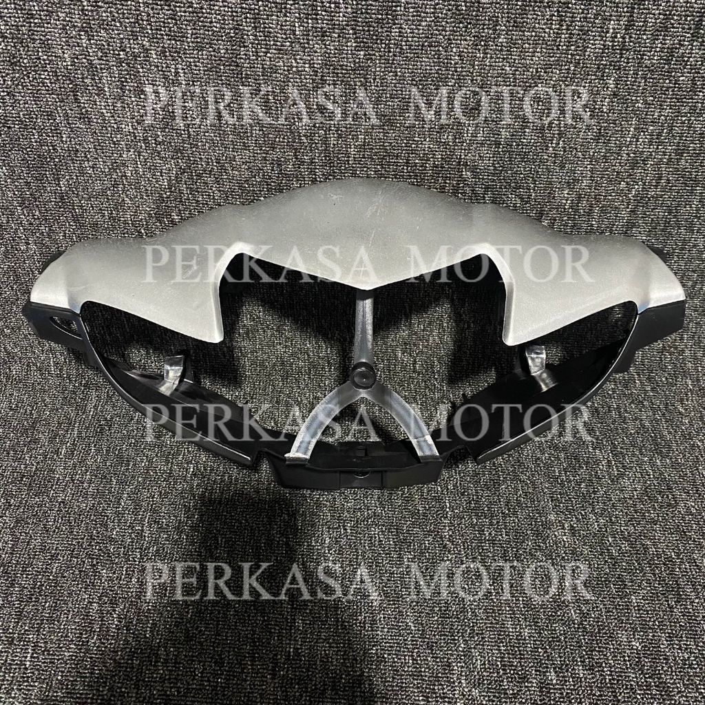 Batok Depan + Visor Honda Revo Absolute | Warna Silver | Cover Lampu Depan