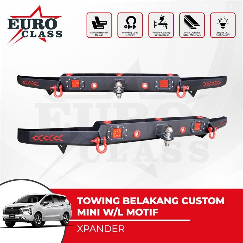 Tanduk Belakang Towing Bar Xpander Cross Bumper Besi Euro Expander