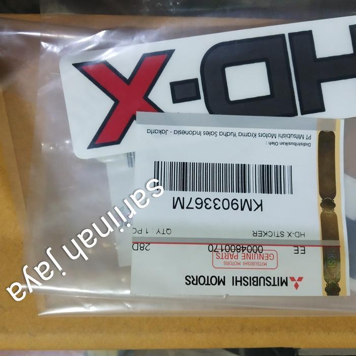 stiker sticker hdx Mitsubishi l200 strada triton quality