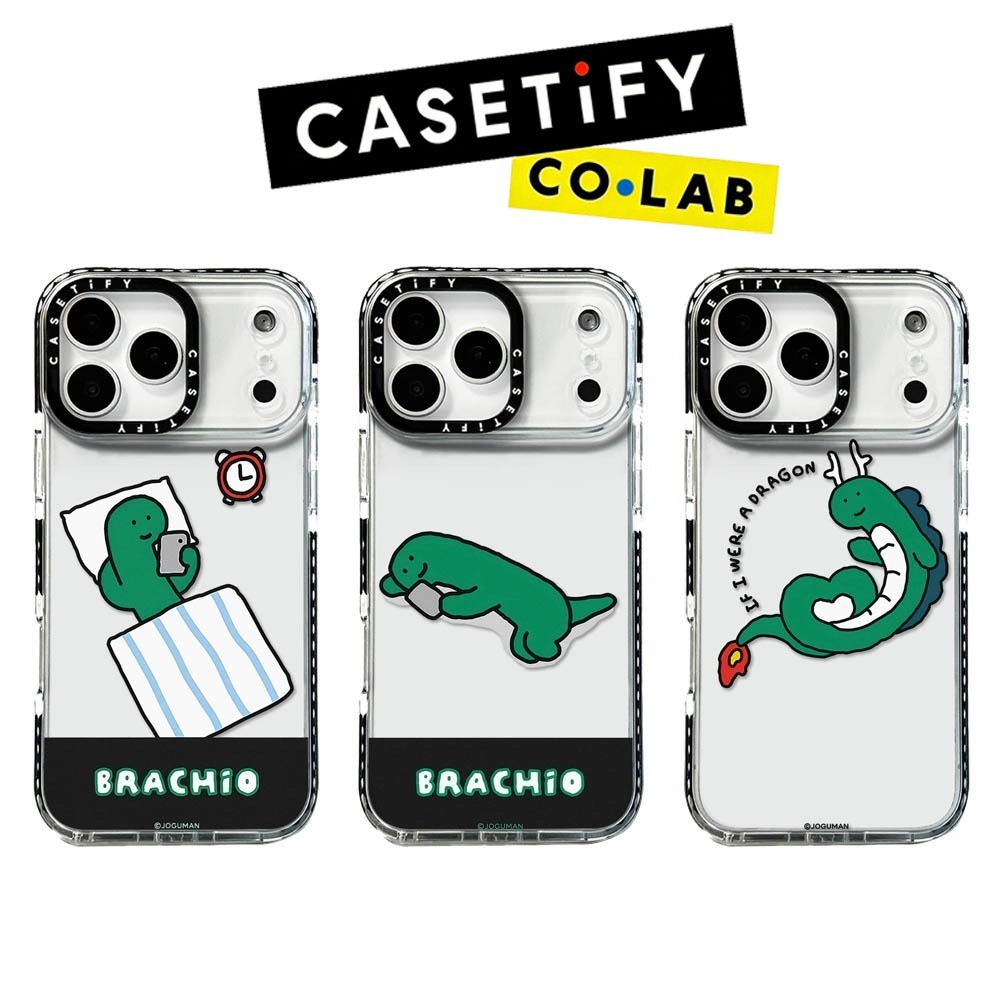 Original CASETiFY Look At The Phone Dinosaur Phone Case for IPhone 17 ProMax 17Air 16 15 14 13 12 11