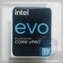 AZYULA Stiker Intel Evo Core i7 vPro 2020 Premium Quality Kualitas terbaik