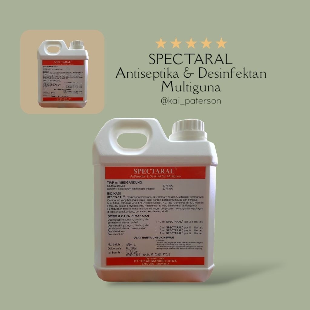 RIA'S FARM BALI-DESINFEKTAN MULTIGUNA SPECTARAL 1LTR