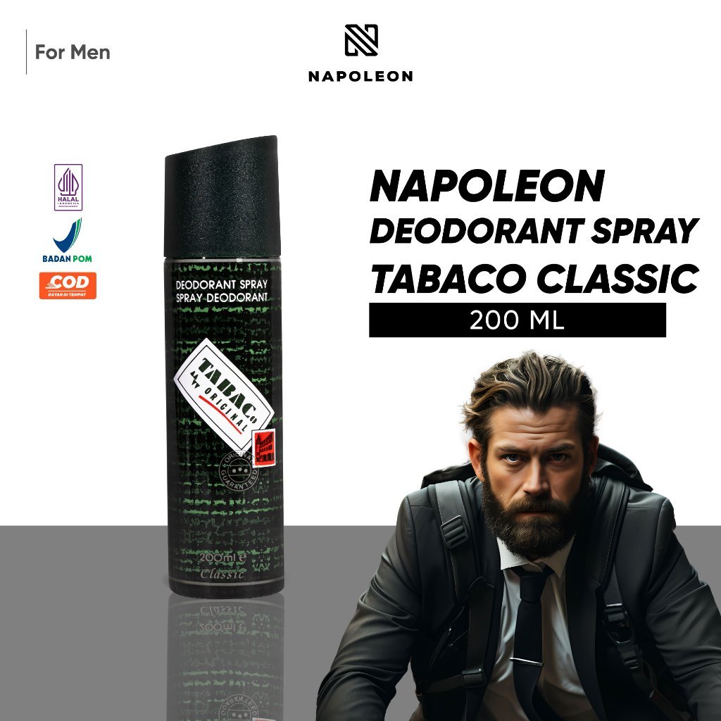 TABACO Deodorant Spray Hijau 200 ML