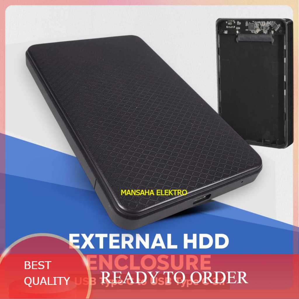 External HDD Enclosure 2.5 Inch USB Type-C