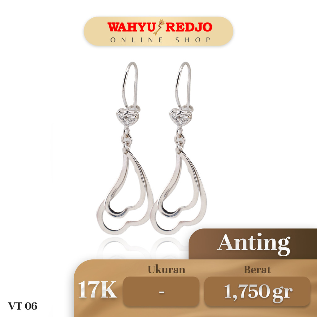 Anting Emas Kadar 17K Wahyu Redjo AN-17K-30248901