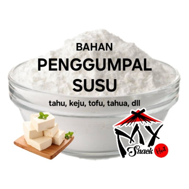 BERKUALITAS PENGGUMPAL SUSU 50GR FOOD GRADE BAHAN TAHU TAHWA TAHUA TOFU TAHU KEJU SEKAU GDL FUSO JEP