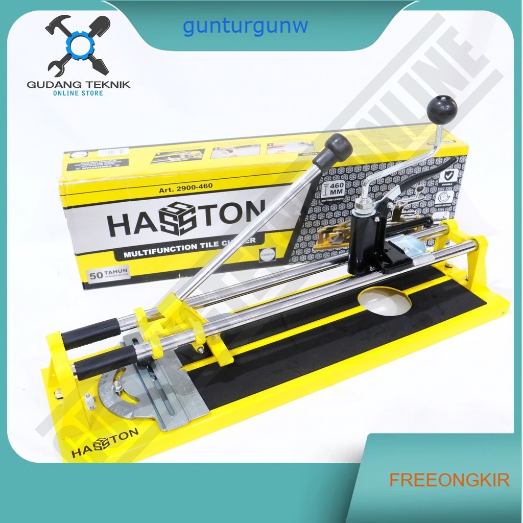 Alat Potong Keramik Granit 460mm HASSTON PROHEX 2900-460 / Manual Granite Tile Cutter 46cm HASSTON P