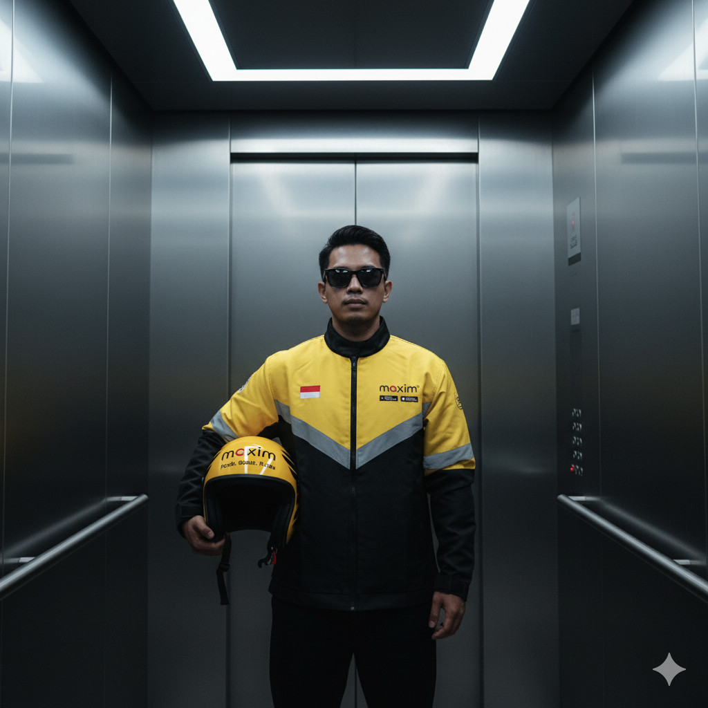 Helm dan Jakett Prioritas maxim terbaru Transportasi Online Jasa prioritas