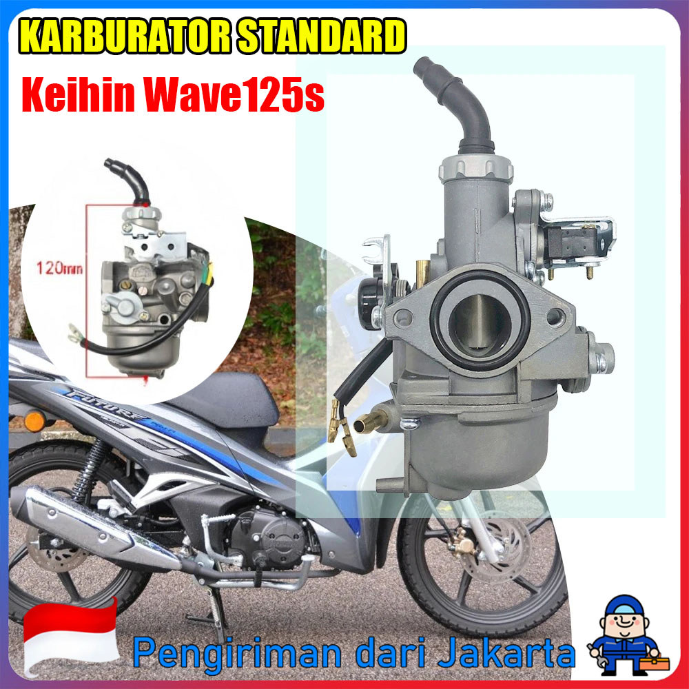 COD! Adaptor Sambungan Karbu Supra 125 PNP Ke Mio Sporty/Soul/Fino Karbu - Import Bukan Lokal, Tanpa