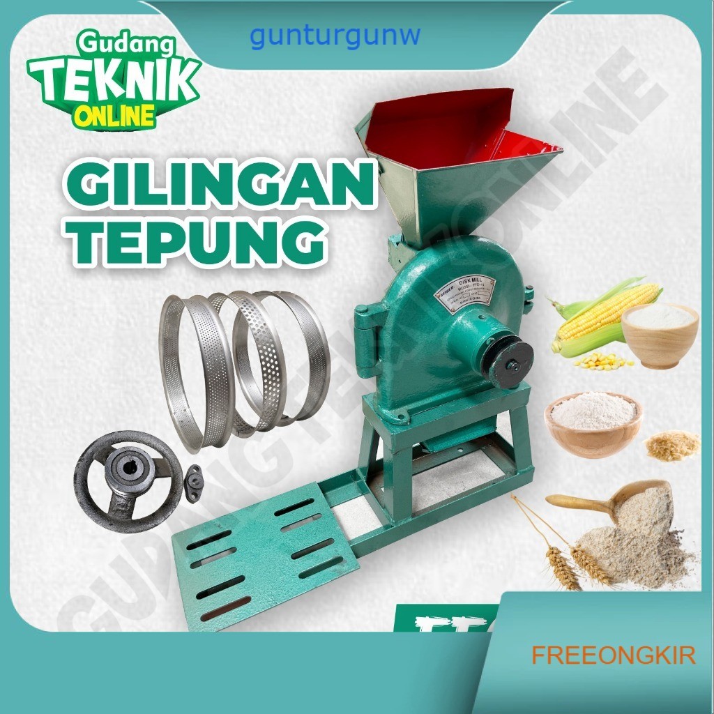 TIGER Mesin Giling Tepung FFC15 TIGER / Mesin Gilingan Penggiling Penepung Tepung FFC 15  Disk mill 
