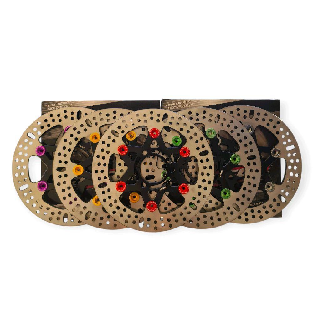 Original Mufac Piringan Cakram Mio J Gt M3 Fino Xeon Fi 3 Baut Disk Brake 220mm Floating