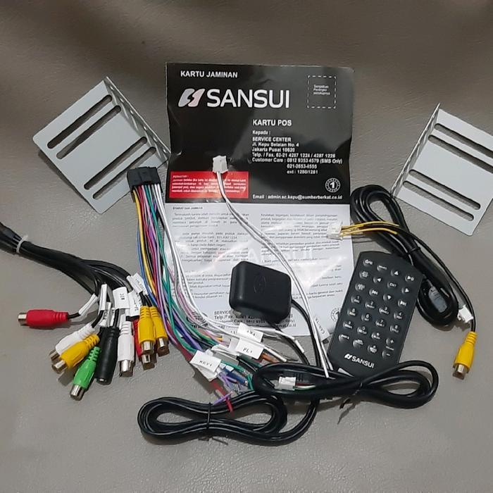 Head Unit Android 7 inch SANSUI SA5201i Type RED Voice Command Support Video Output 7inch Mobil SA-5