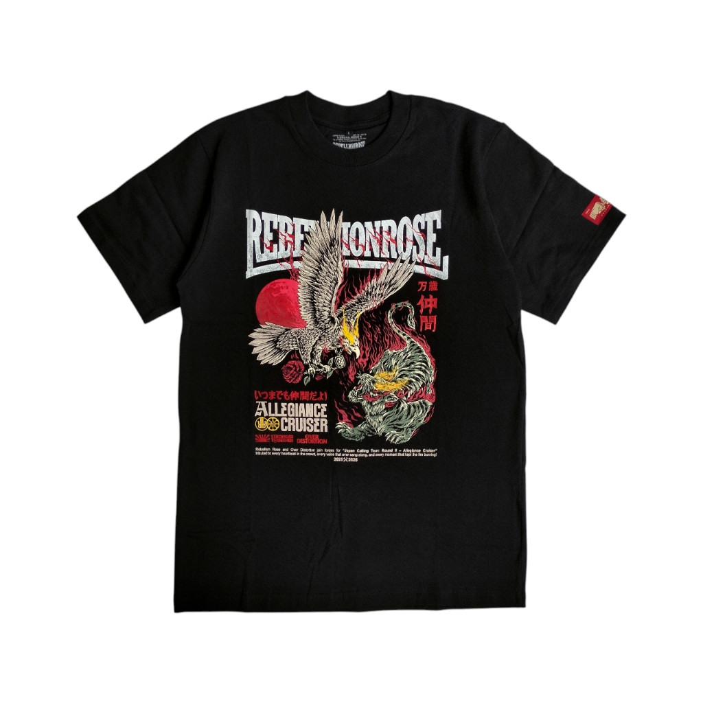 COD TSHIRT REBELLION ROSE - NAKAMA BK (ALLIGIANCE CRUISER JAPAN TOUR)