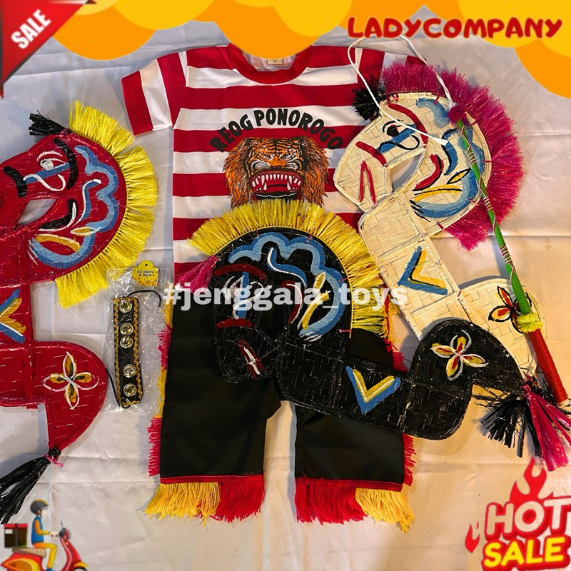 Baju Jaranan Full Set Anak Tk Baju Kuda Lumping Anak SALE 
