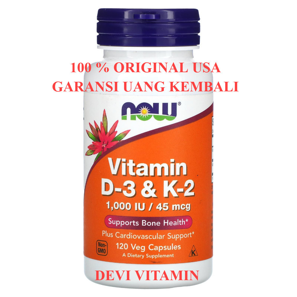 NOW VITAMIN D3 K2 10000 5000 2000 1000 IU ISI 120 180 240 360 SOFTGELS | DEVI VITAMIN