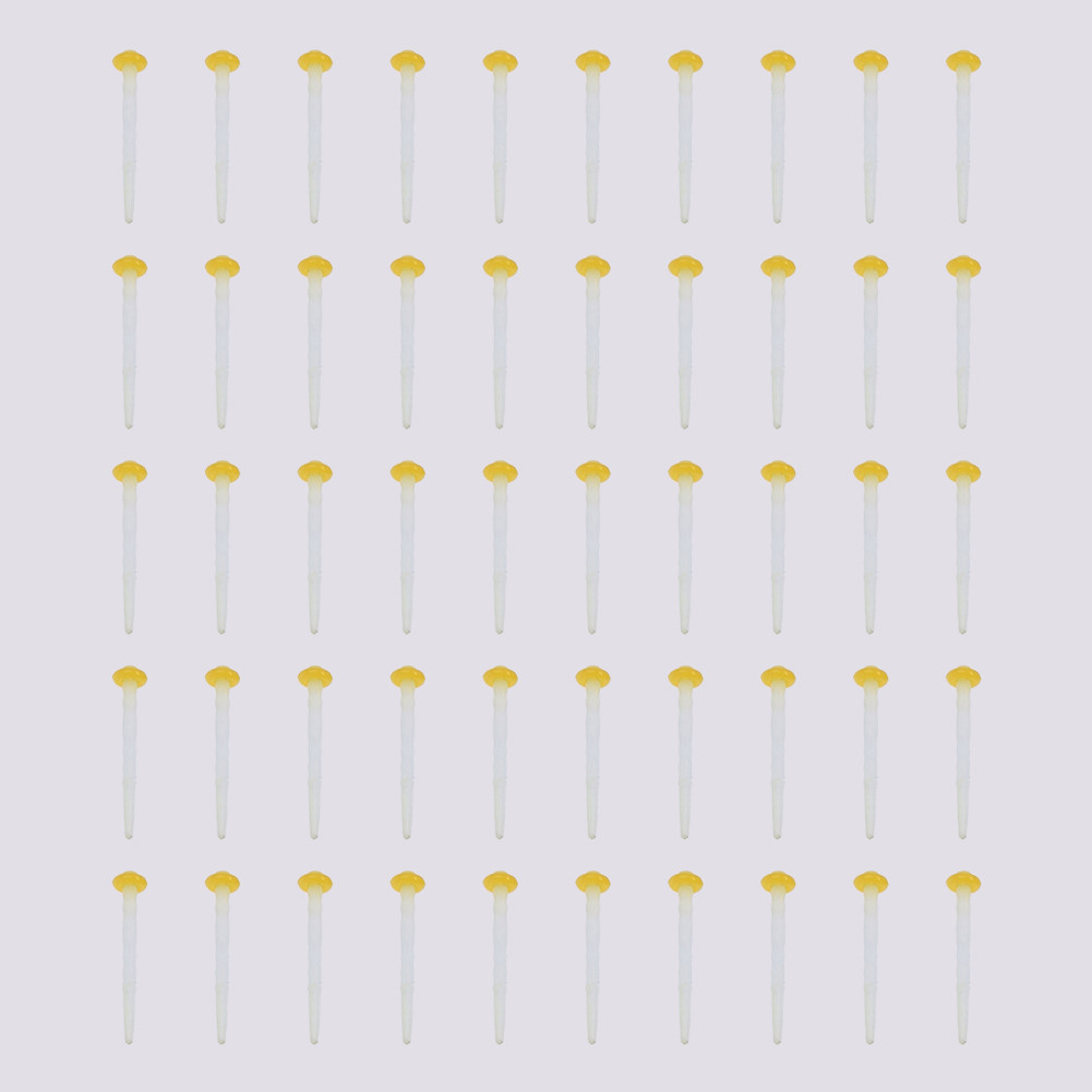 50Pcs Dental Fiber Posts Straight Screw Quartz Glass Fiber Resin Post Root Canal Pile Restorative Or