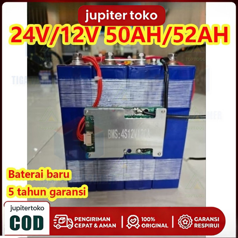 baterai lifepo4 72v/12V/24V  24s 50ah smart bms 520ah Baterai Lifepo4 12V 50 Ah Baru Lifepo4 12v 50A