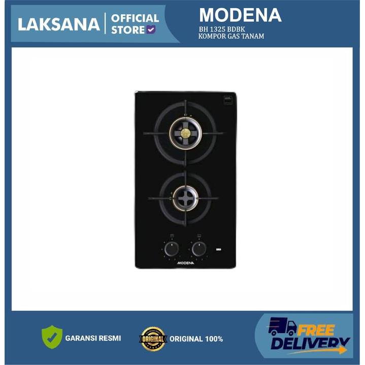 MODENA KOMPOR GAS TANAM BH1325BDBK / BH-1325-BDBK / BH 1325 BDBK