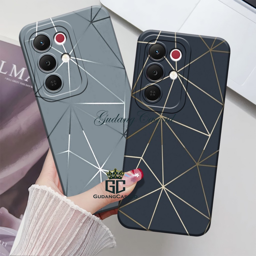 Cassing Hp Realme C85 / Realme 15X Case Lentur Pelindung Kamera Motif Keramik