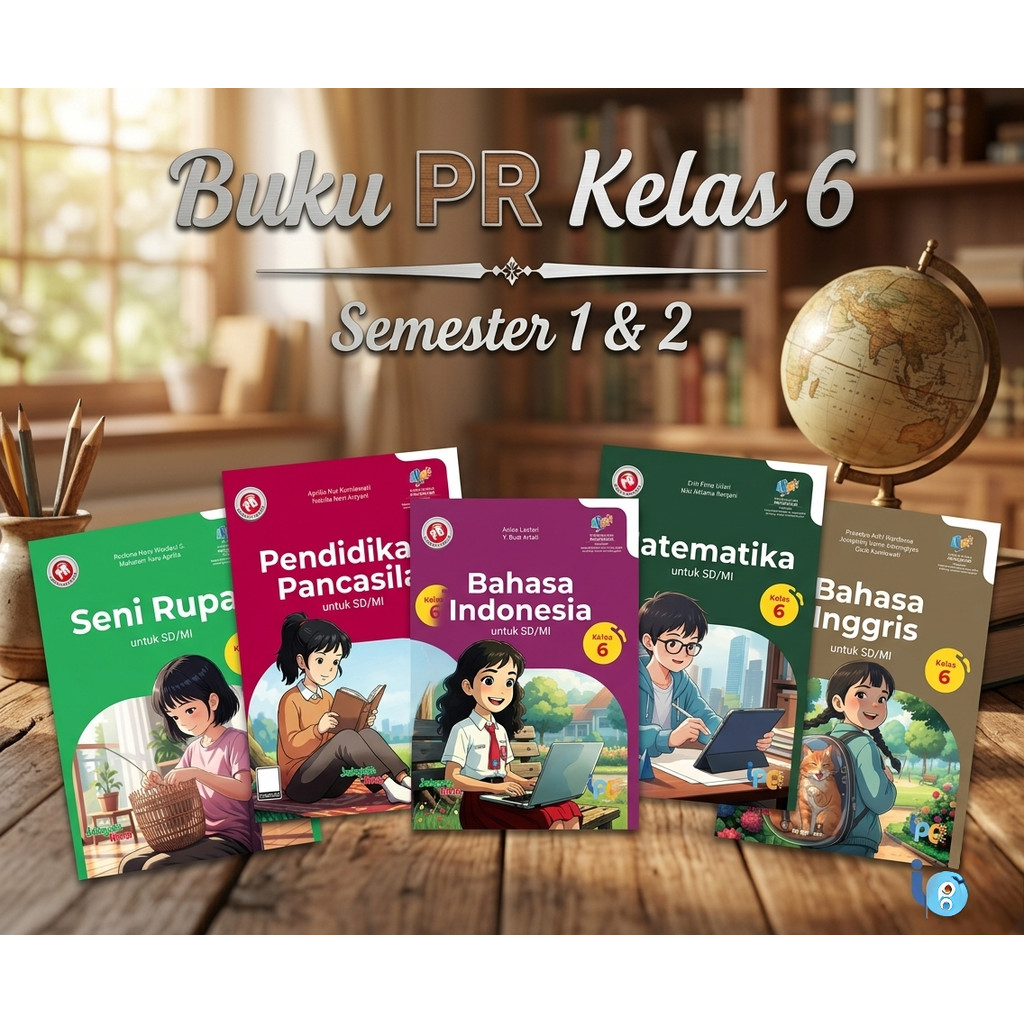 Buku Pr Sd  Kelas 6 Semester 1&2 Intan pariwara Tahun 2026