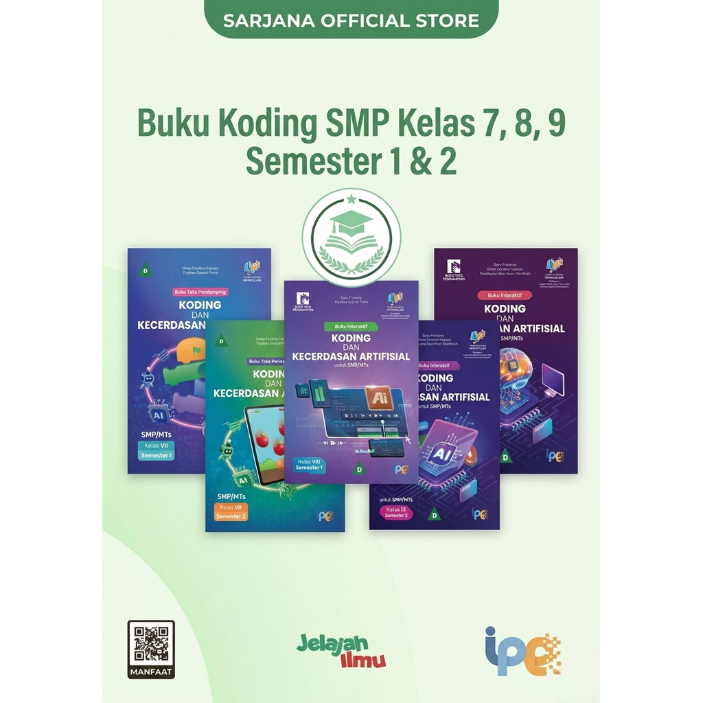 Buku Koding smp kelas 7 8 9 Intan Pariwara edisi baru