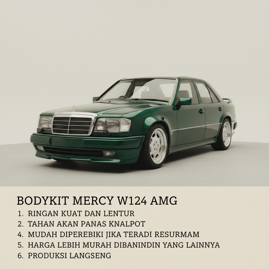 bodikit BodyKit MERCEDES BENZ W124 BOXER BUMPER BEMPER MERCI