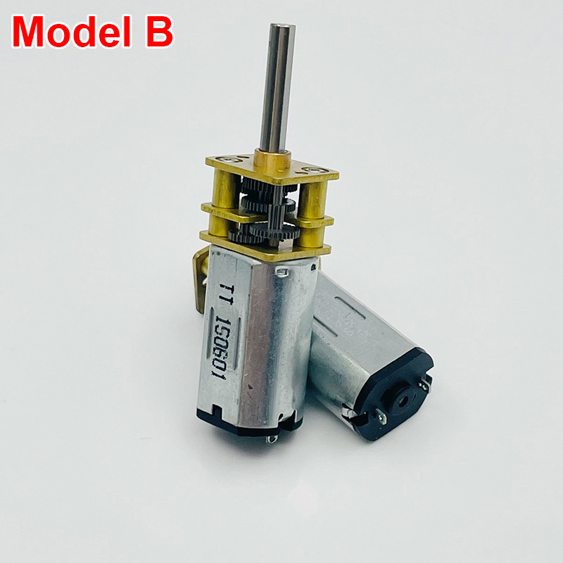 Mini N30 Full Metal Gearbox Gear Motor DC 5V 6V 9V 12V 5RPM/30RPM/50RPM Slow Speed High Torque Reduc
