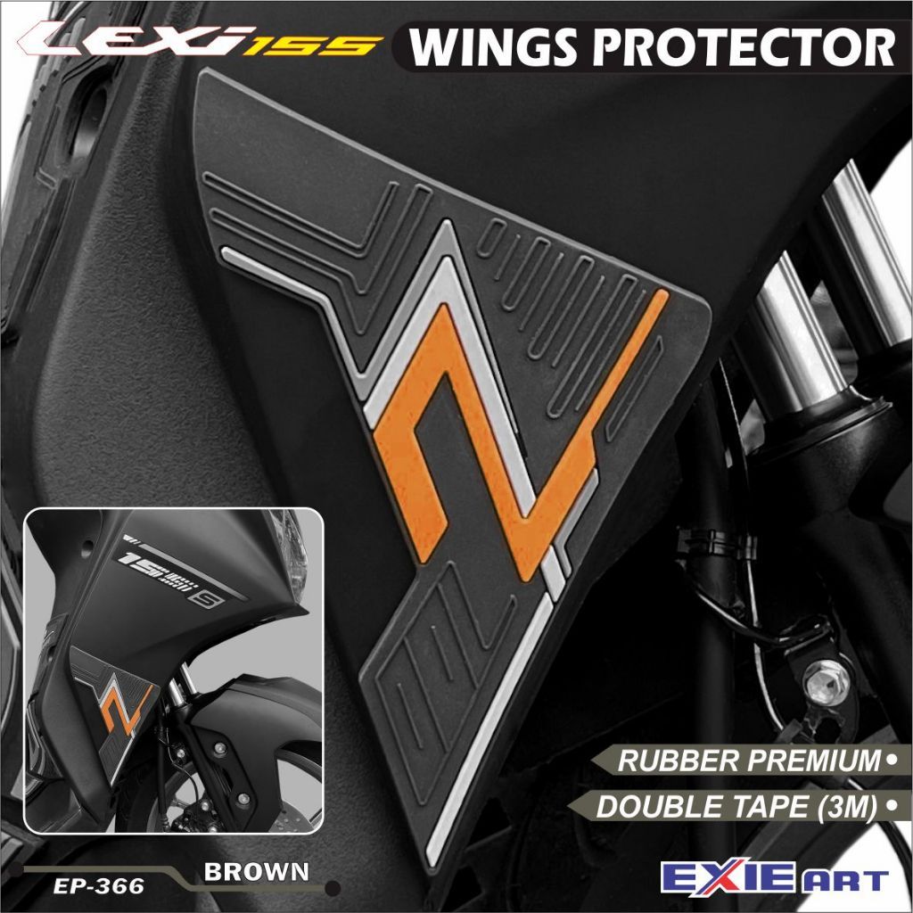 BERKUALITAS Pelindung Samping Body Motor Yamaha LEXI LX 155 Wings Protector